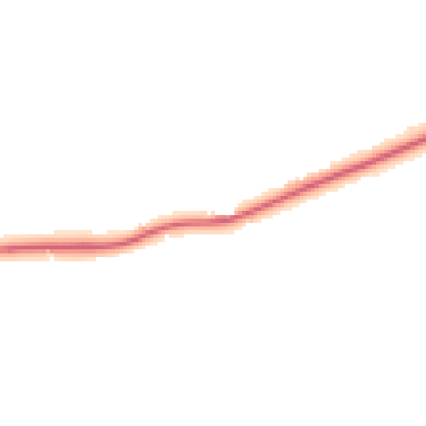 Night-time road noise heatmap for BD23 6HE