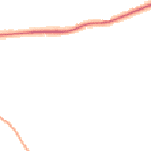 Night-time road noise heatmap for BD23 6HH