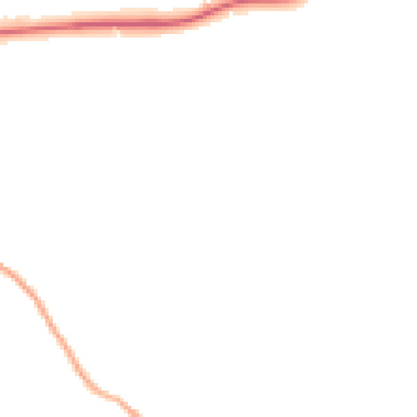 Night-time road noise heatmap for BD23 6HJ