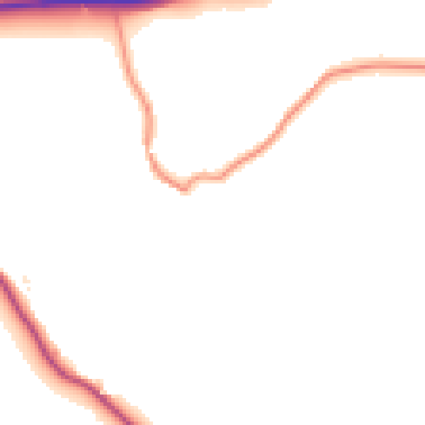 Daytime road noise heatmap for BD23 6HL