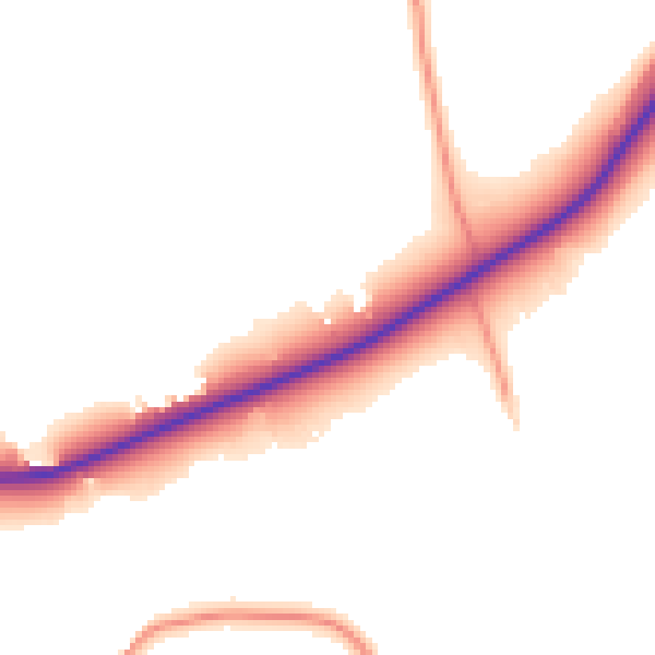 Daytime road noise heatmap for BD23 6JA
