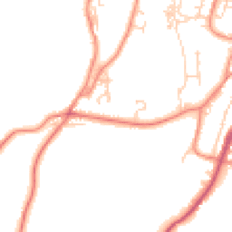 Daytime road noise heatmap for BD24 0AB