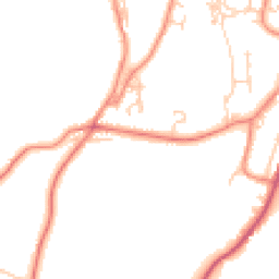 Daytime road noise heatmap for BD24 0AD