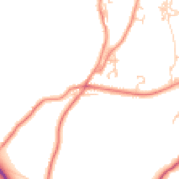 Daytime road noise heatmap for BD24 0AE