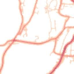 Daytime road noise heatmap for BD24 0AF