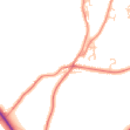 Daytime road noise heatmap for BD24 0AG
