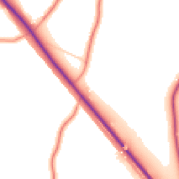 Daytime road noise heatmap for BD24 0AH