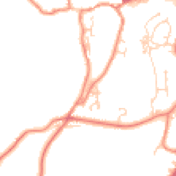 Daytime road noise heatmap for BD24 0AN