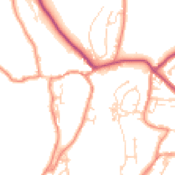 Daytime road noise heatmap for BD24 0AP