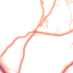 Daytime road noise heatmap for BD24 0AR