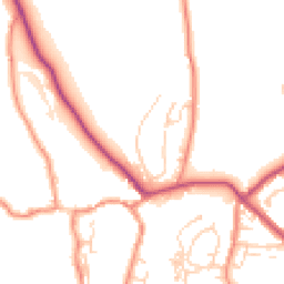 Daytime road noise heatmap for BD24 0AX
