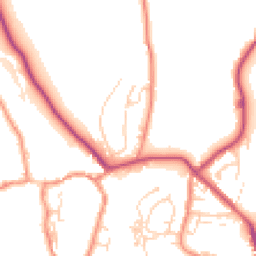 Daytime road noise heatmap for BD24 0AY