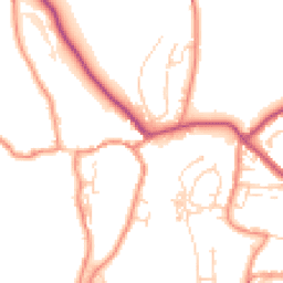 Daytime road noise heatmap for BD24 0BA
