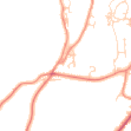 Daytime road noise heatmap for BD24 0BX