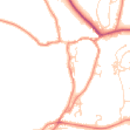 Daytime road noise heatmap for BD24 0BY