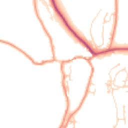 Daytime road noise heatmap for BD24 0DA