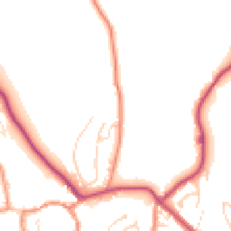 Daytime road noise heatmap for BD24 0DL