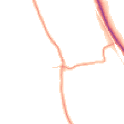 Daytime road noise heatmap for BD24 0DP
