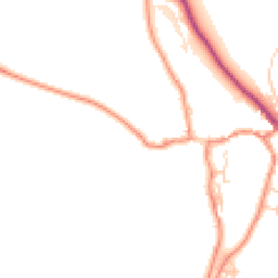 Daytime road noise heatmap for BD24 0DR