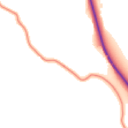 Daytime road noise heatmap for BD24 0DU