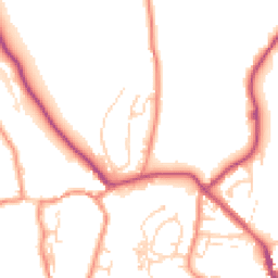 Daytime road noise heatmap for BD24 0ED