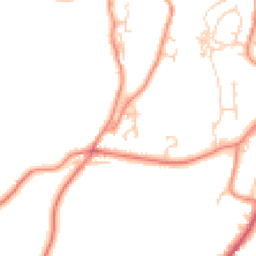 Daytime road noise heatmap for BD24 0EG