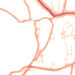 Daytime road noise heatmap for BD24 0EQ