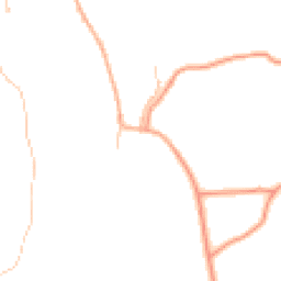 Daytime road noise heatmap for BD24 0EZ