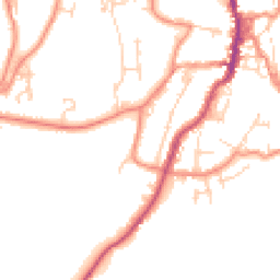 Daytime road noise heatmap for BD24 9BH
