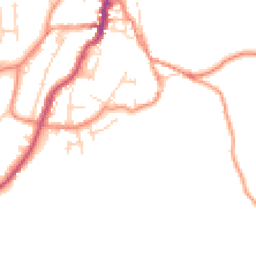 Daytime road noise heatmap for BD24 9FR