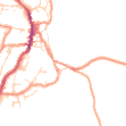 Daytime road noise heatmap for BD24 9HE
