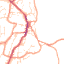 Daytime road noise heatmap for BD24 9HR