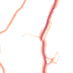 Daytime road noise heatmap for BD24 9LE