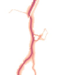 Daytime road noise heatmap for BD24 9NE