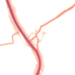 Daytime road noise heatmap for BD24 9PG