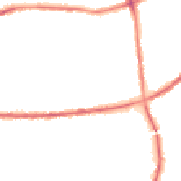 Night-time road noise heatmap for BD3 8BD