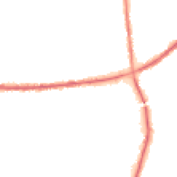 Night-time road noise heatmap for BD3 8PR