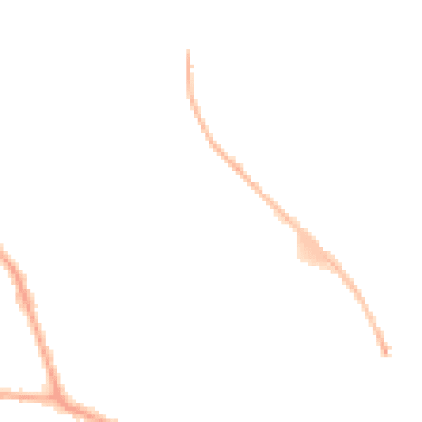 Night-time road noise heatmap for BD9 5LL
