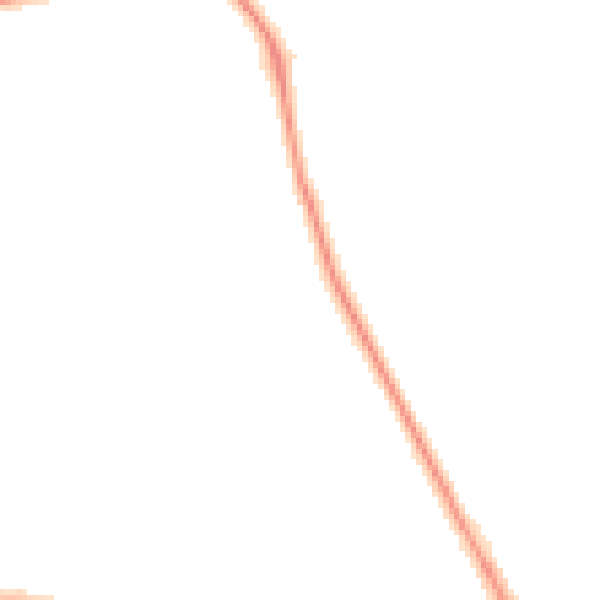 Night-time road noise heatmap for BD9 6FF
