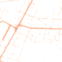 Daytime road noise heatmap for BH10 4AX