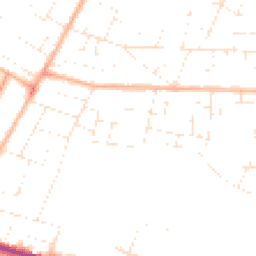 Daytime road noise heatmap for BH10 4BA