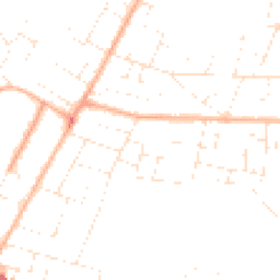 Daytime road noise heatmap for BH10 4BD