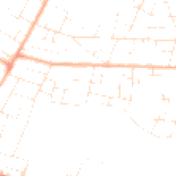 Daytime road noise heatmap for BH10 4BH