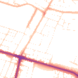 Daytime road noise heatmap for BH10 4DB