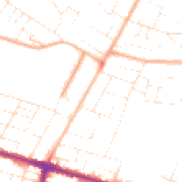 Daytime road noise heatmap for BH10 4DH