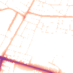 Daytime road noise heatmap for BH10 4FG