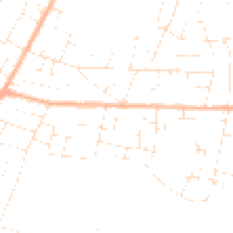 Daytime road noise heatmap for BH10 4FJ