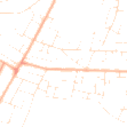Daytime road noise heatmap for BH10 4FL