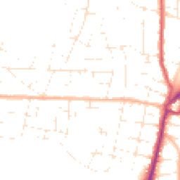Daytime road noise heatmap for BH10 4GB