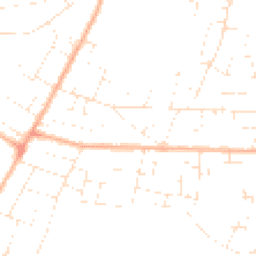 Daytime road noise heatmap for BH10 5DD